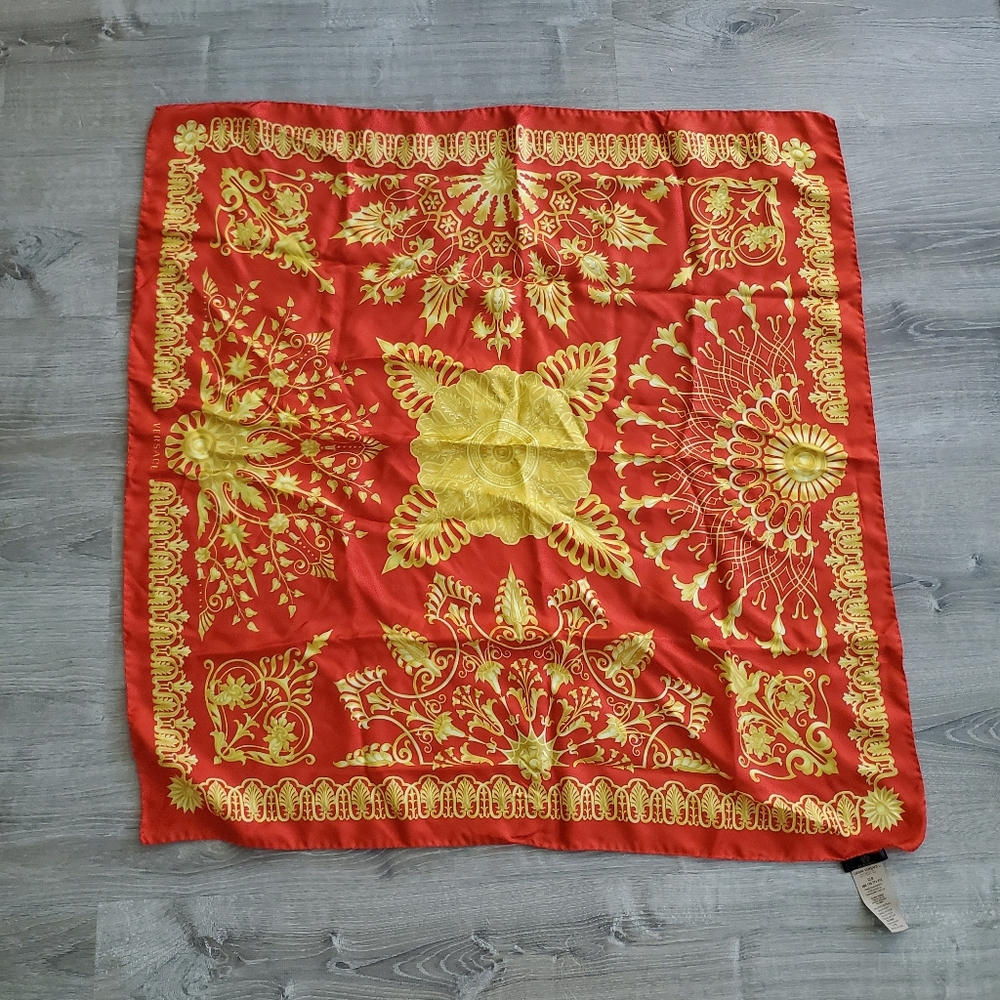Sold!!!!Authentic Versace silk scarf